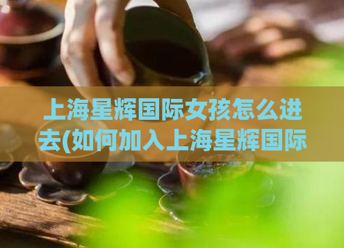 上海星辉国际女孩怎么进去(如何加入上海星辉国际女孩？) (2)