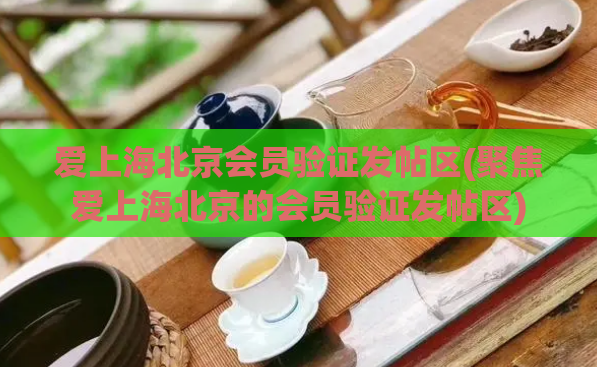 爱上海北京会员验证发帖区(聚焦爱上海北京的会员验证发帖区)