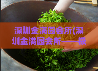 深圳金满园会所(深圳金满园会所——极致尊贵体验)