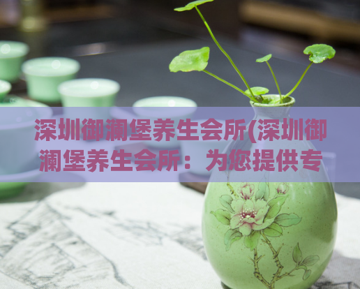 深圳御澜堡养生会所(深圳御澜堡养生会所：为您提供专业健康护理) (2)
