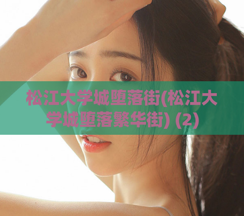 松江大学城堕落街(松江大学城堕落繁华街) (2)