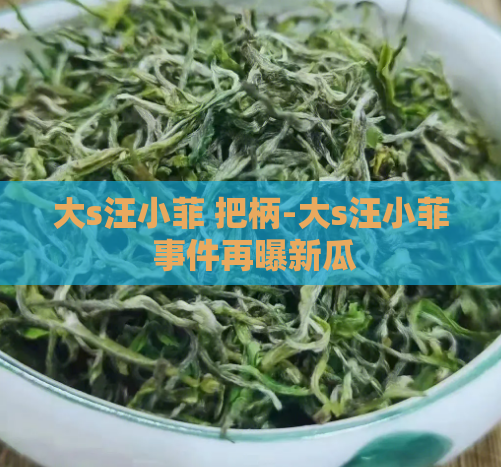 大s汪小菲 把柄-大s汪小菲 事件再曝新瓜