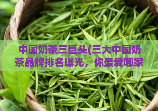 中国奶茶三巨头(三大中国奶茶品牌排名曝光，你最爱哪家？)