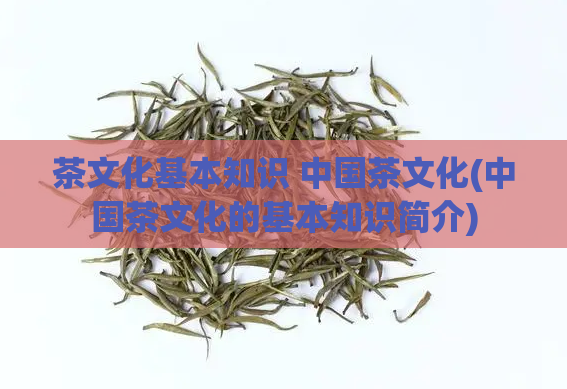 茶文化基本知识 中国茶文化(中国茶文化的基本知识简介)